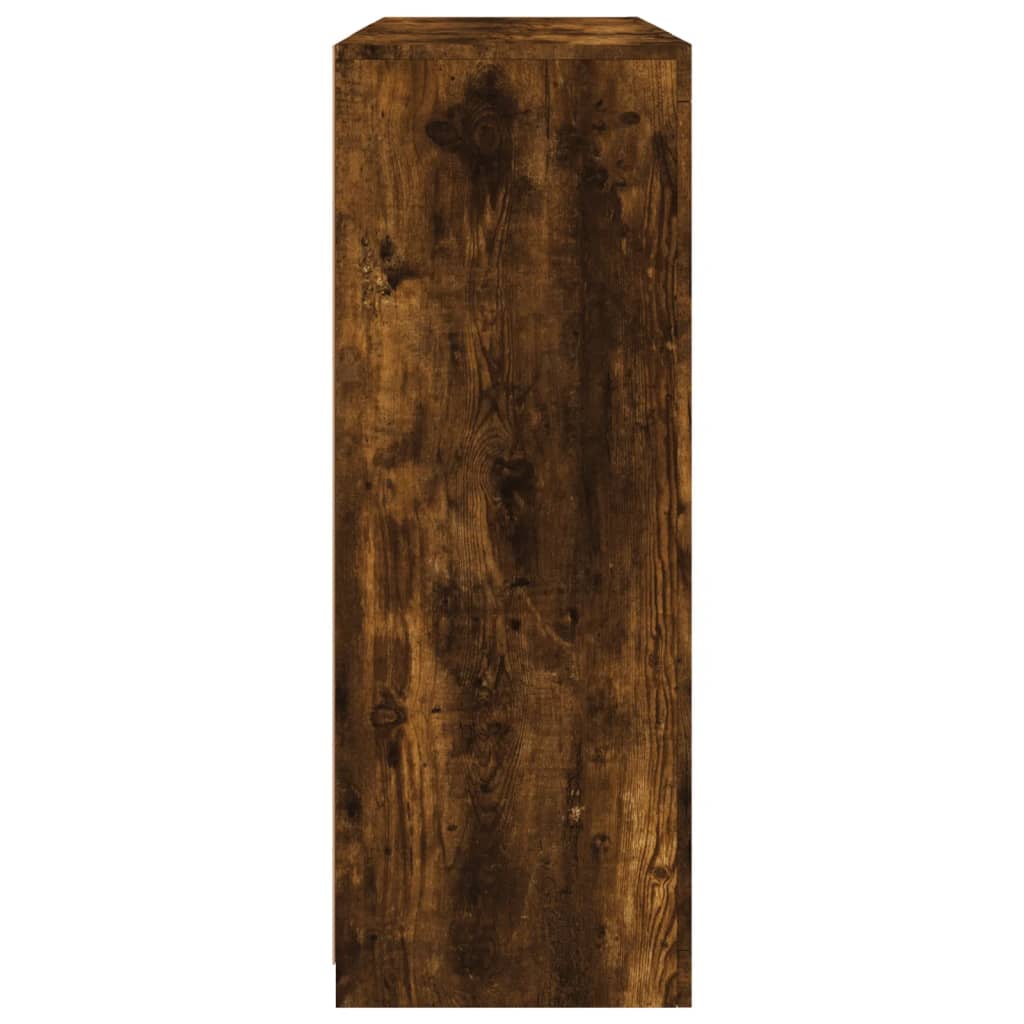 Buffets avec lumières LED 3 pcs chêne fumé bois d'ingénierie - XIOS