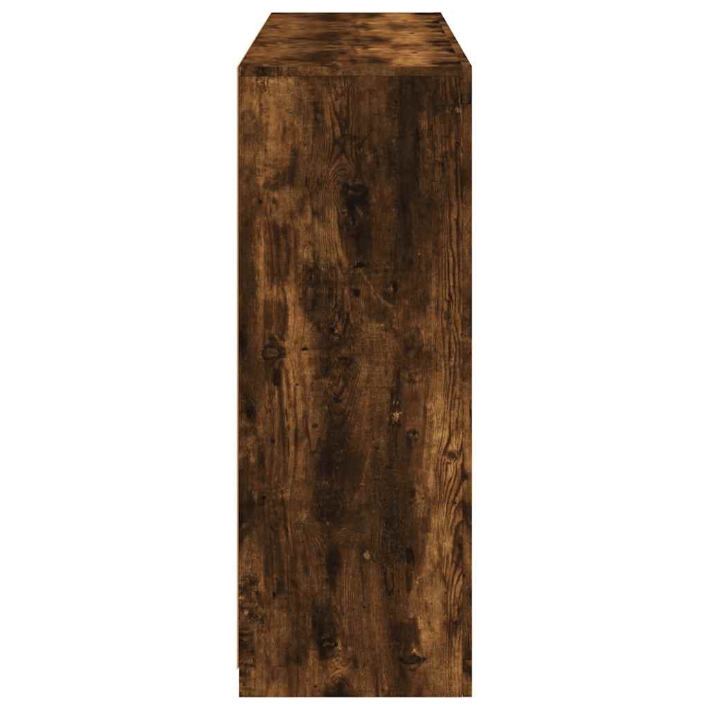 Buffets avec lumières LED 3 pcs chêne fumé bois d'ingénierie - XIOS