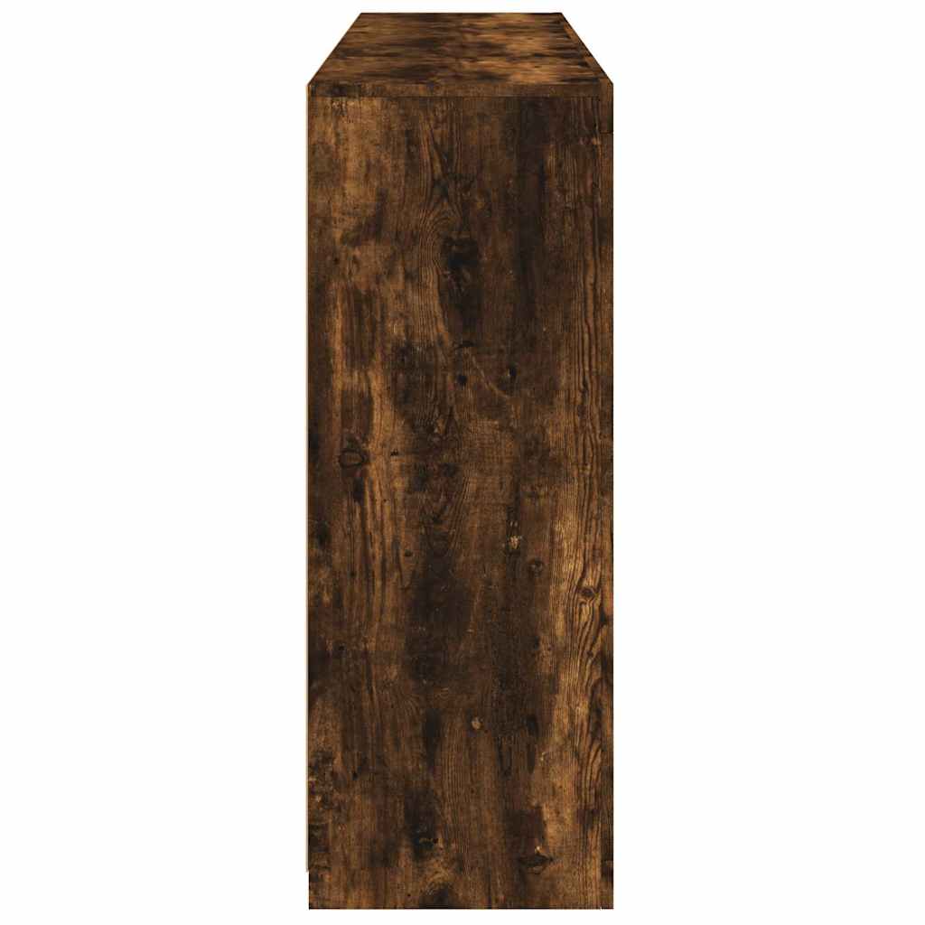 Buffets avec lumières LED 3 pcs chêne fumé bois d'ingénierie - XIOS