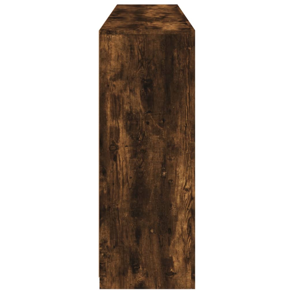 Buffets avec lumières LED 3 pcs chêne fumé bois d'ingénierie - XIOS