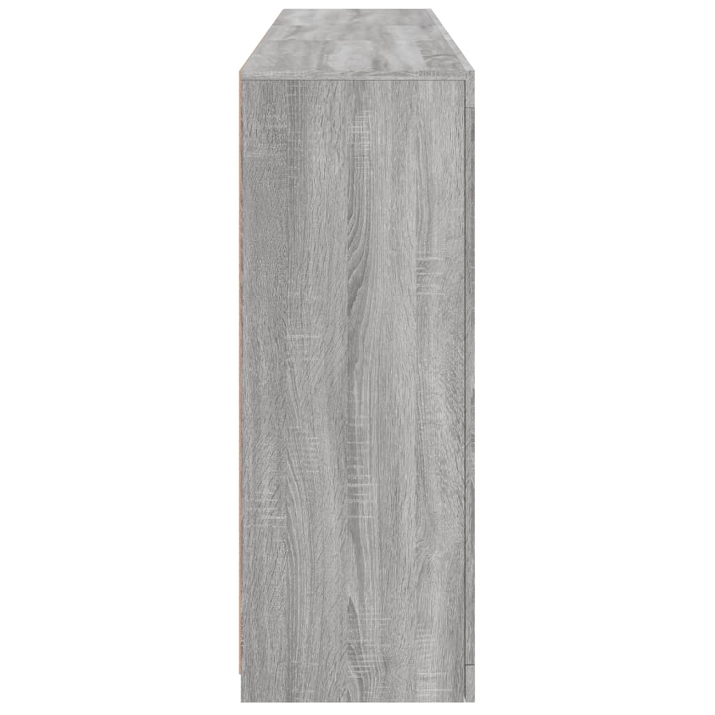 Buffet avec lumières LED sonoma gris 162x37x100 cm - XIOS