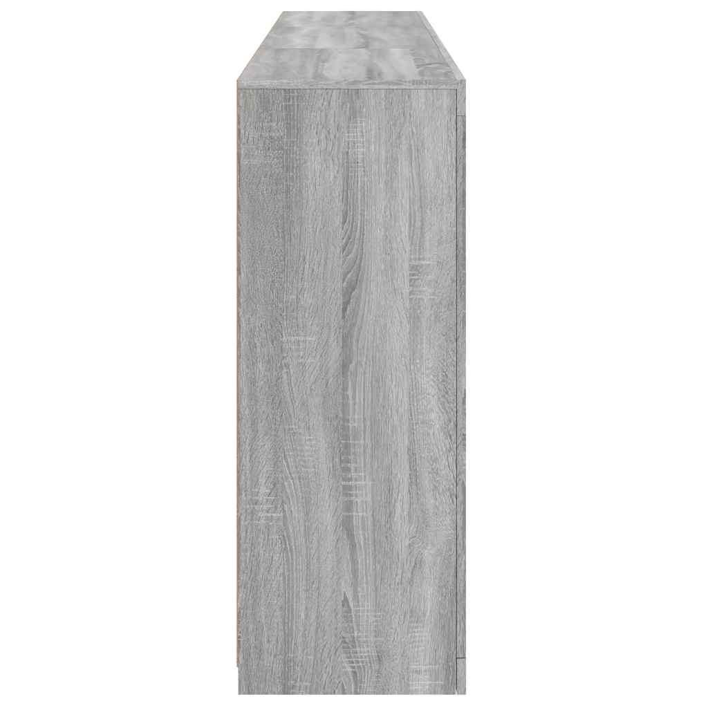 Buffet avec lumières LED sonoma gris 181,5x37x100 cm - XIOS