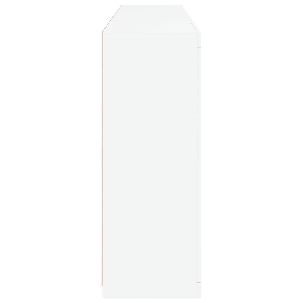 Buffet avec lumières LED blanc 181,5x37x100 cm - XIOS