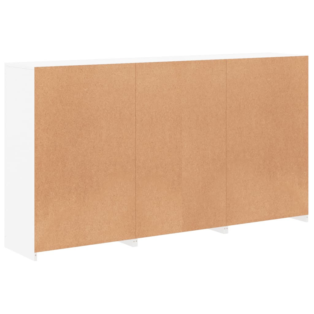 Buffet avec lumières LED blanc 181,5x37x100 cm - XIOS