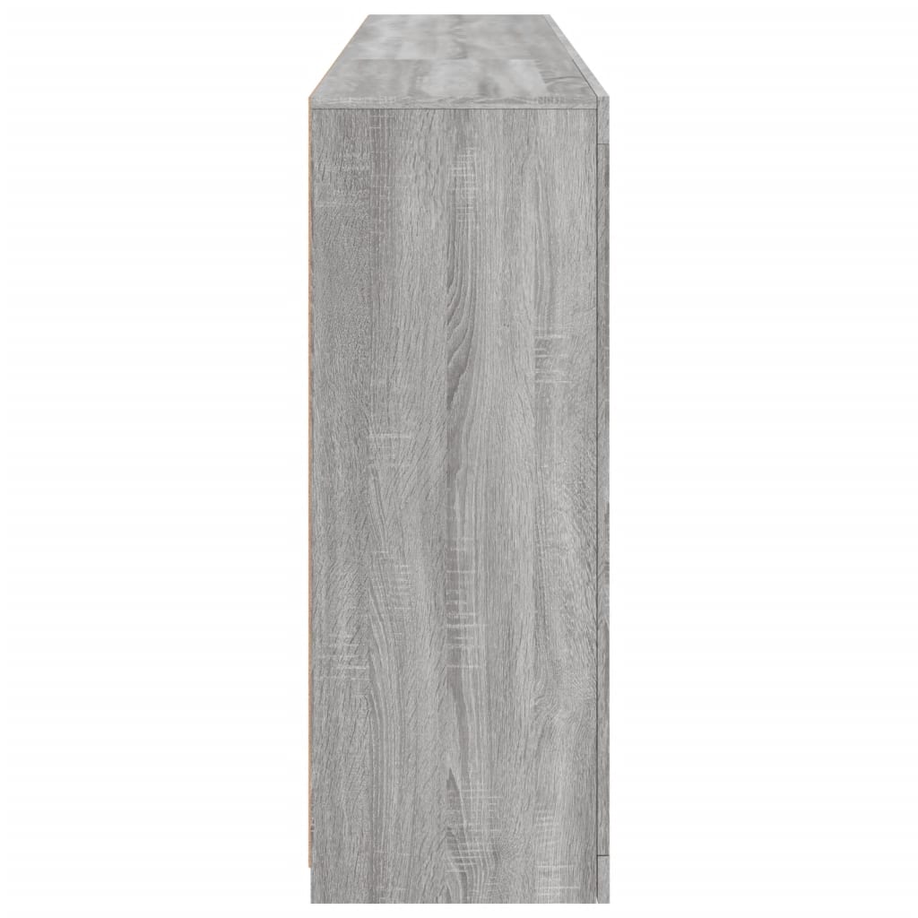 Buffet avec lumières LED sonoma gris 181,5x37x100 cm - XIOS