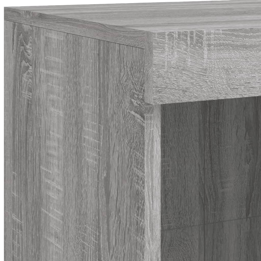 Buffet avec lumières LED sonoma gris 202x37x100 cm - XIOS