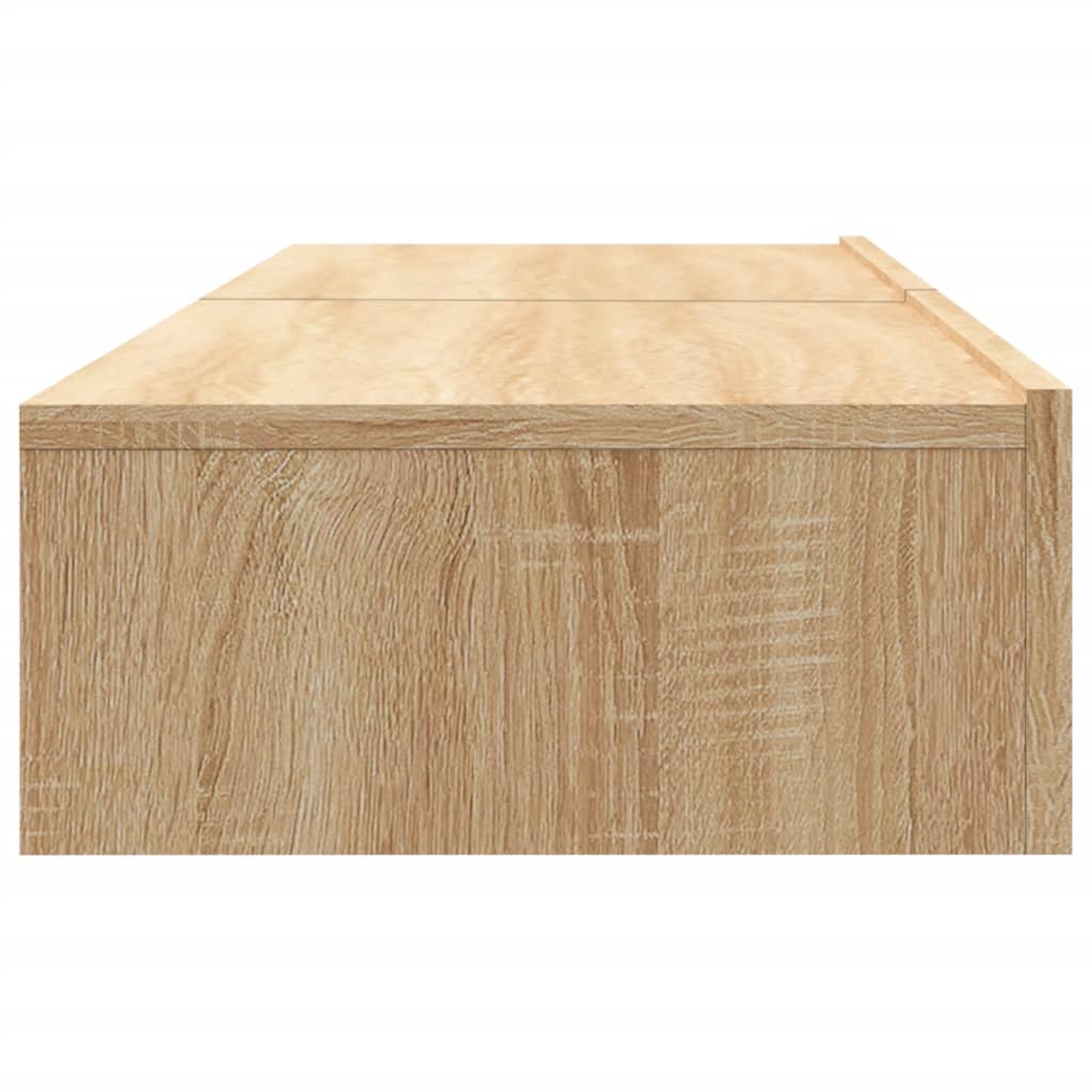 Meubles TV avec éclairage LED 2 pcs chêne sonoma 60x35x15,5 cm