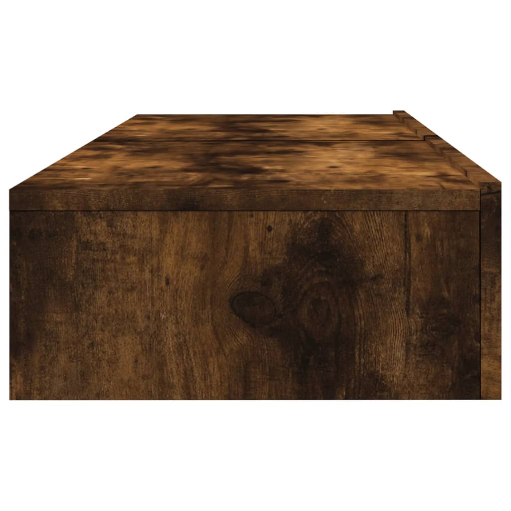 Meubles TV avec lumières LED 2 pcs chêne fumé 60x35x15,5 cm - XIOS