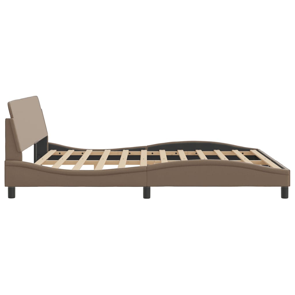 Cadre de lit sans matelas cappuccino 180x200 cm similicuir - XIOS
