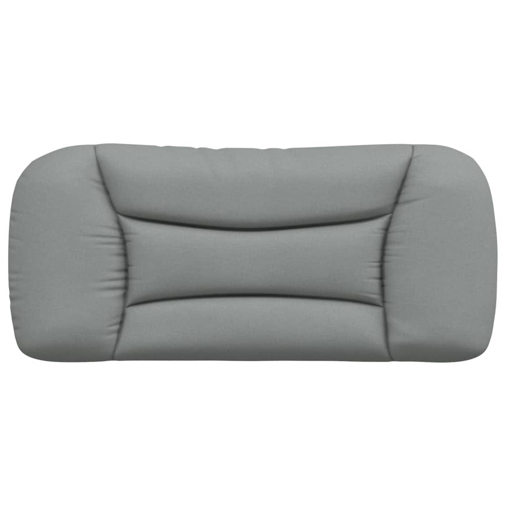 Coussin de tête de lit Hvar gris clair 80 cm tissu - XIOS