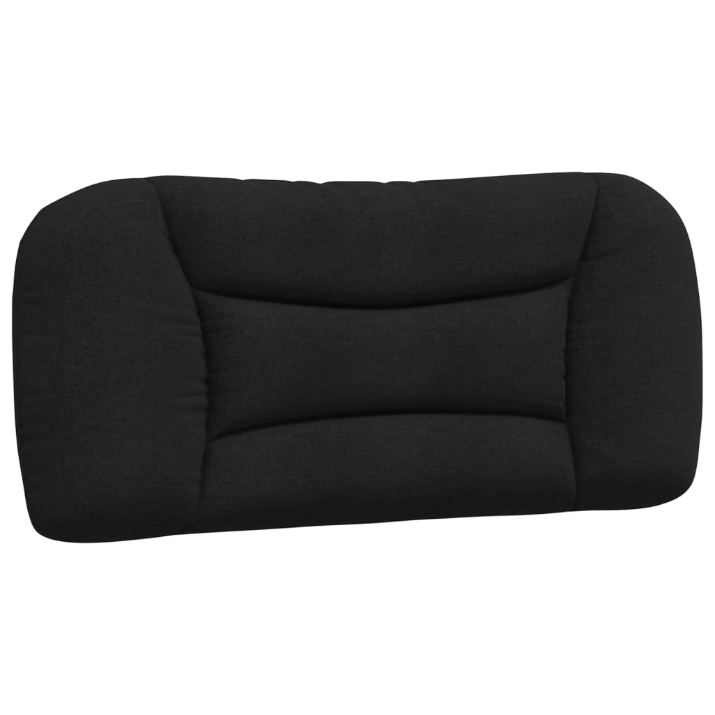 Coussin de tête de lit Hvar noir 80 cm tissu - XIOS