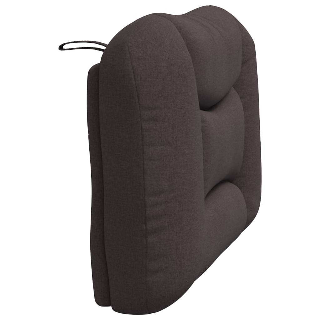 Coussin de tête de lit Hvar marron foncé 90 cm tissu - XIOS
