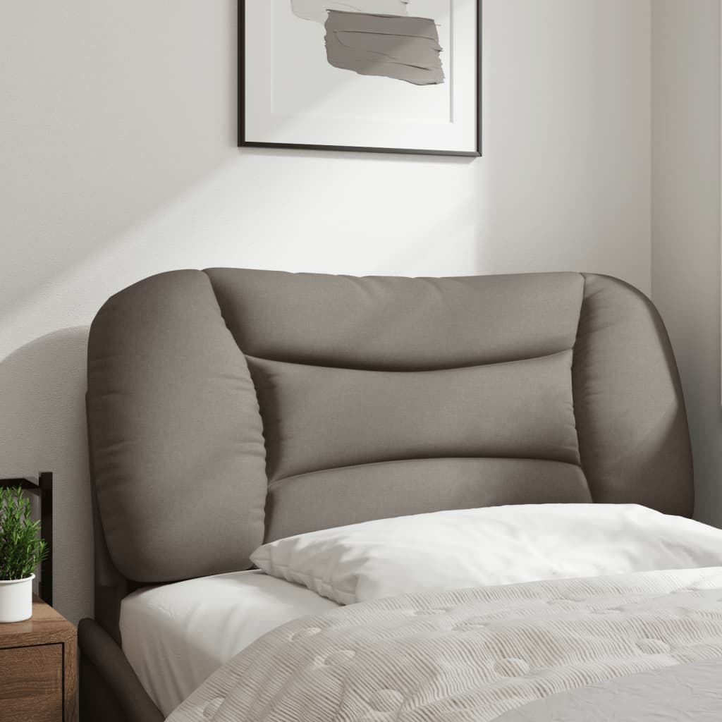 Coussin de tête de lit Hvar taupe 90 cm tissu - XIOS