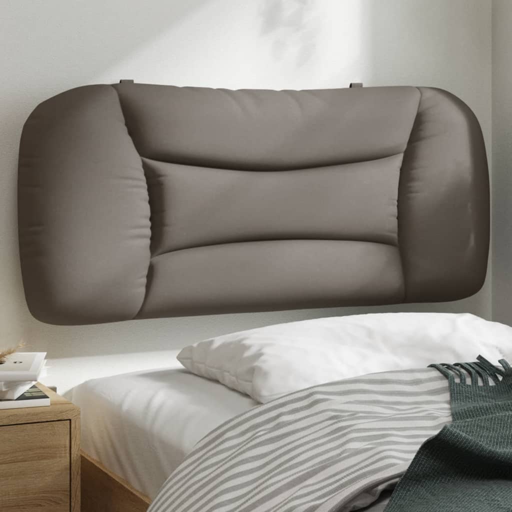 Coussin de tête de lit Hvar taupe 90 cm tissu - XIOS