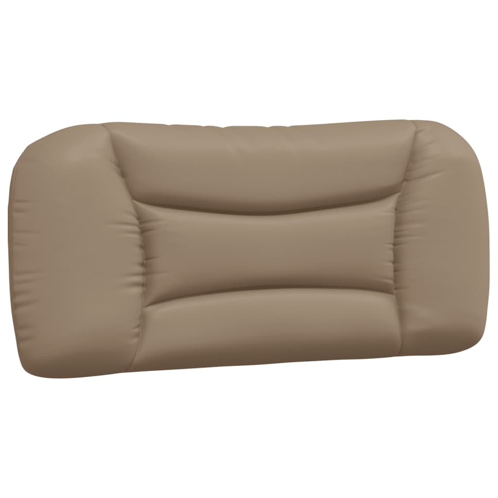 Coussin de tête de lit cappuccino 90 cm similicuir - XIOS