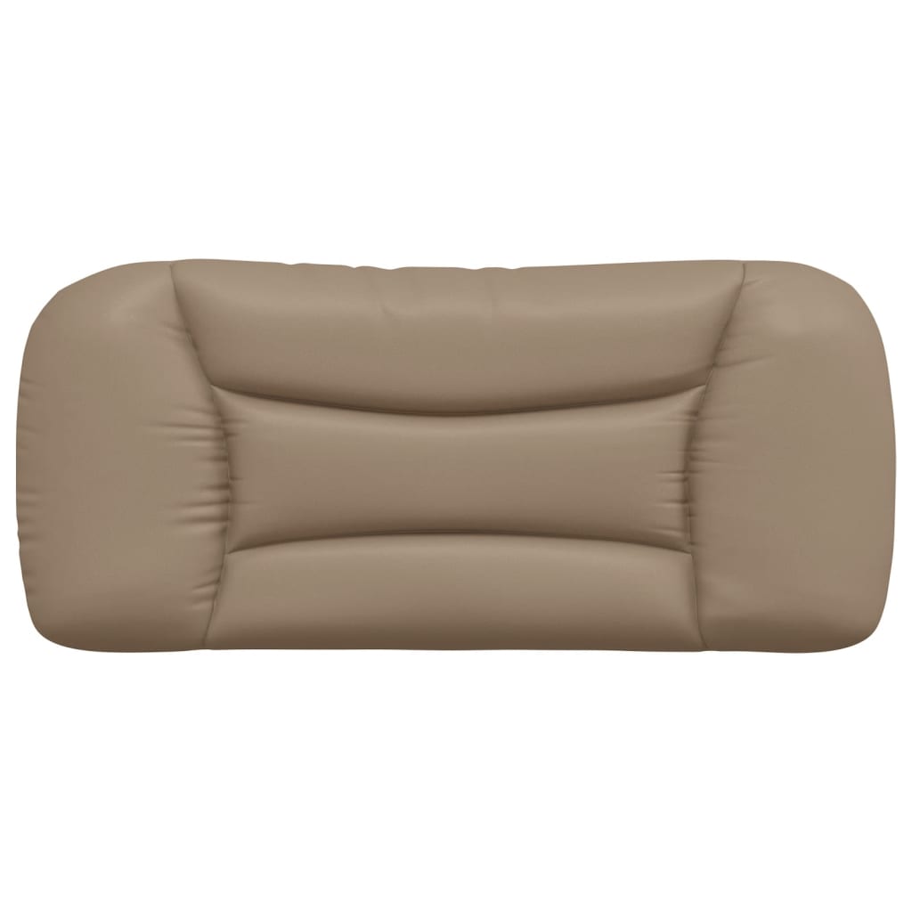Coussin de tête de lit cappuccino 90 cm similicuir - XIOS