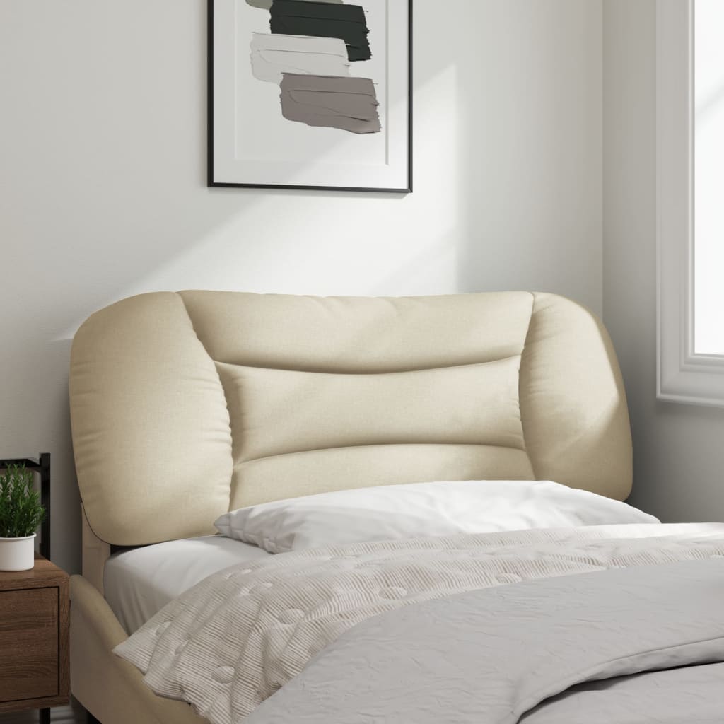 Coussin de tête de lit Hvar crème 100 cm tissu - XIOS