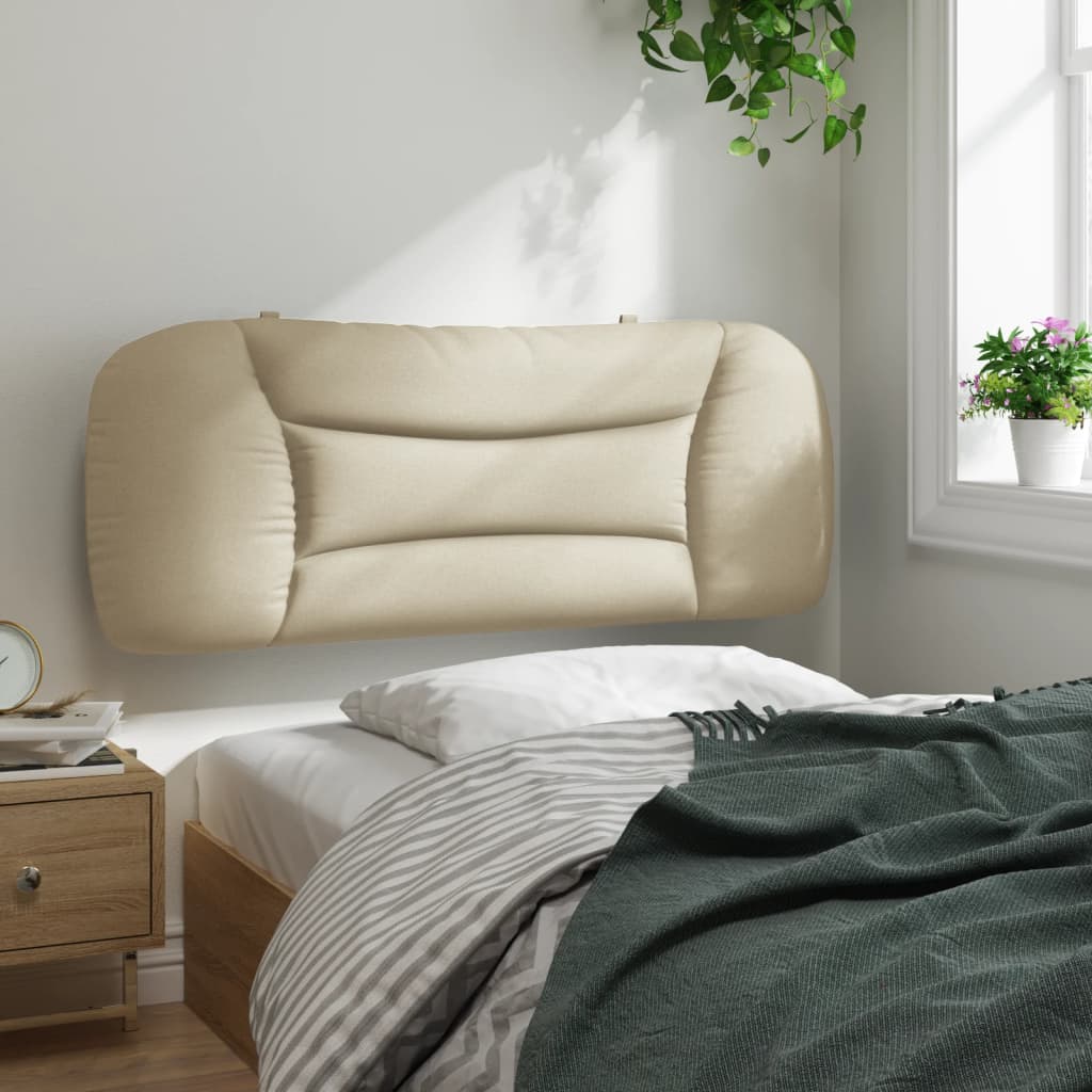 Coussin de tête de lit Hvar crème 100 cm tissu - XIOS