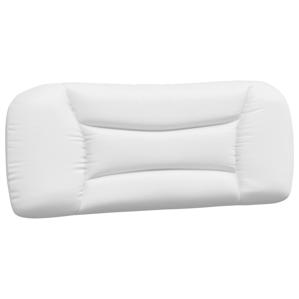 Coussin de tête de lit blanc 100 cm similicuir - XIOS
