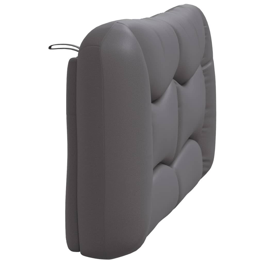 Coussin de tête de lit Hvar gris 120 cm similicuir - XIOS