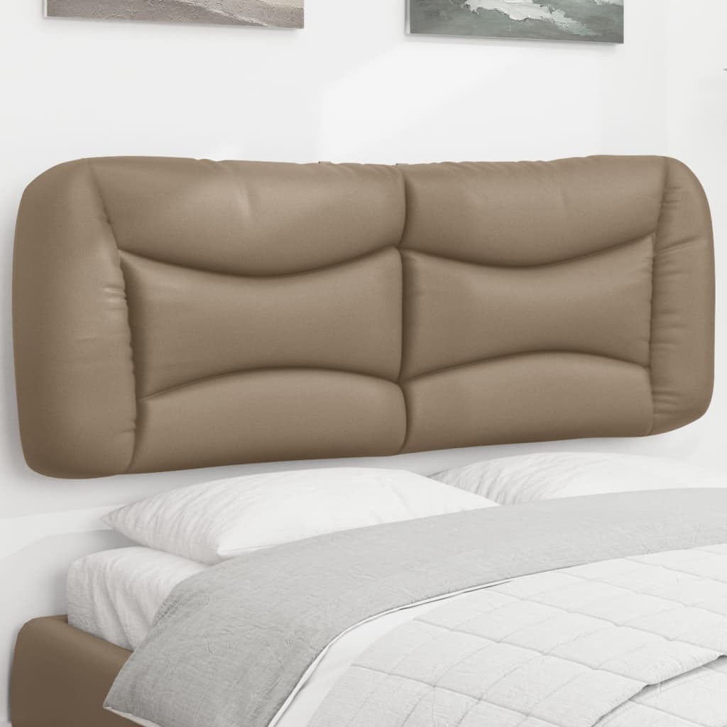 Coussin de tête de lit cappuccino 120 cm similicuir - XIOS