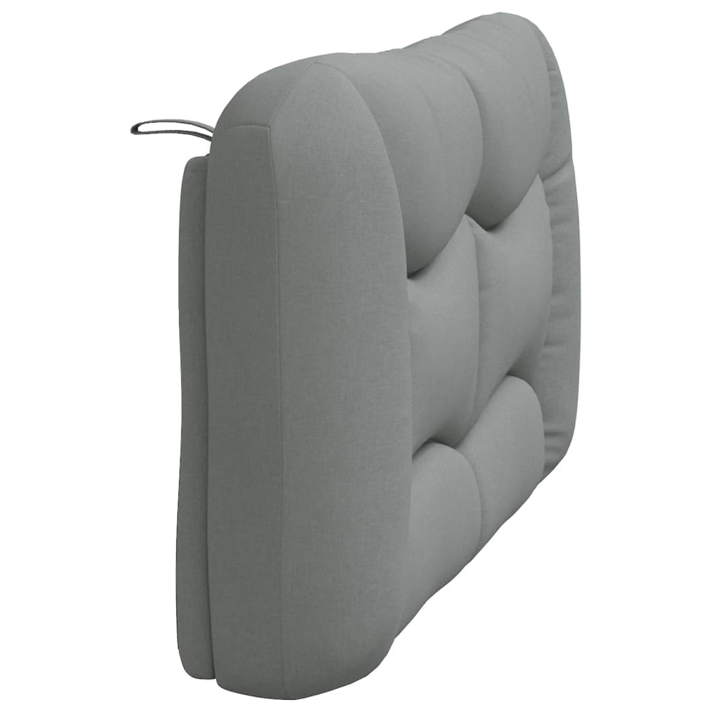 Coussin de tête de lit Hvar gris clair 140 cm tissu - XIOS