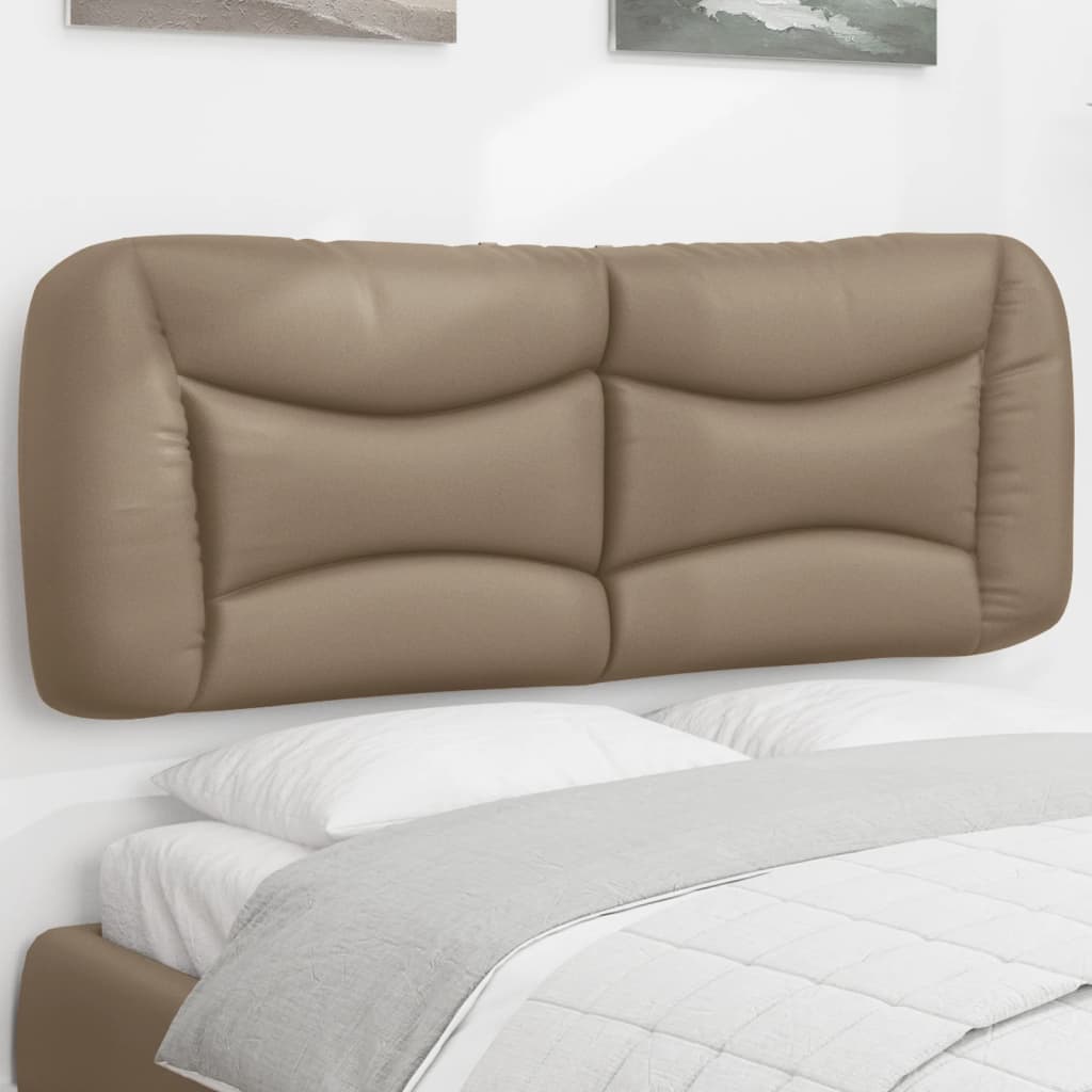 Coussin de tête de lit cappuccino 140 cm similicuir - XIOS