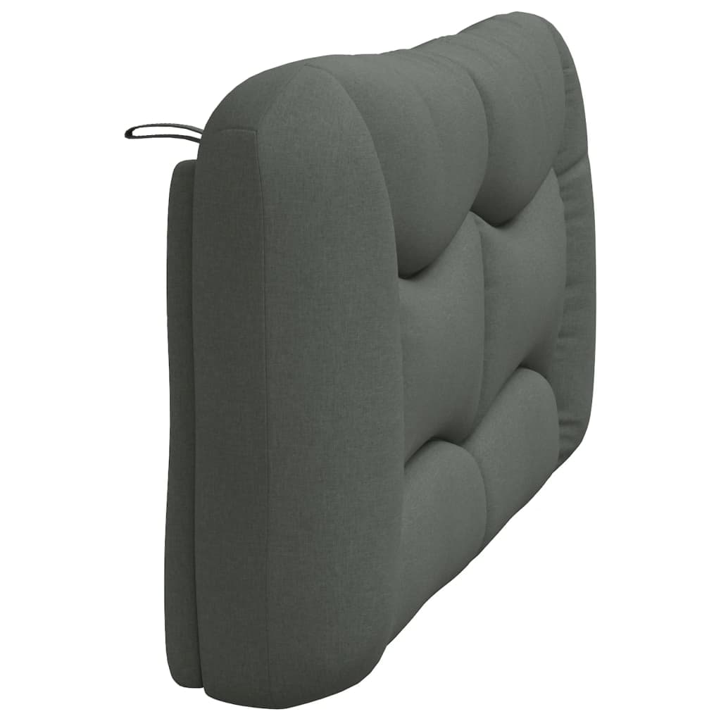 Coussin de tête de lit gris foncé 160 cm tissu - XIOS