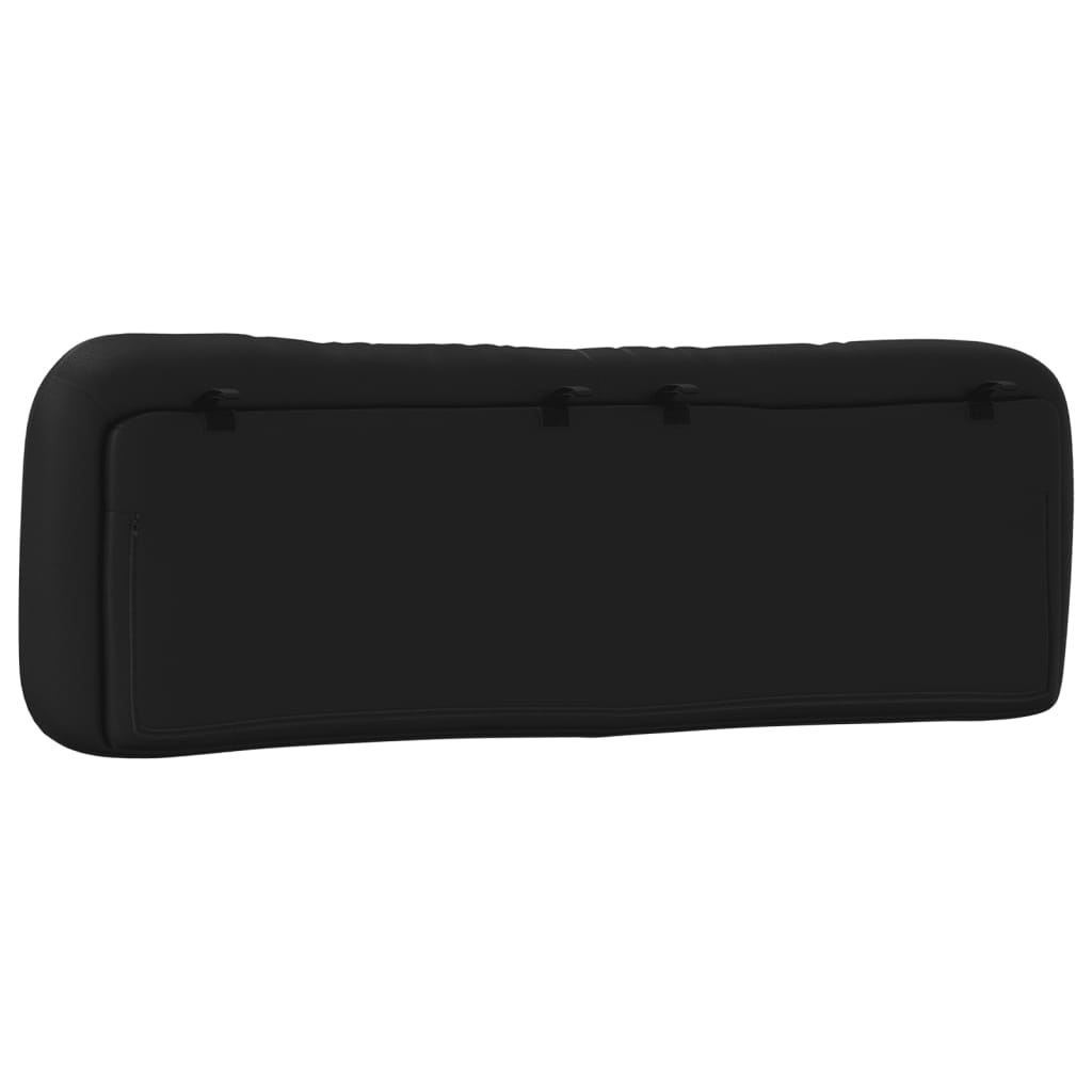 Coussin de tête de lit noir 160 cm similicuir - XIOS