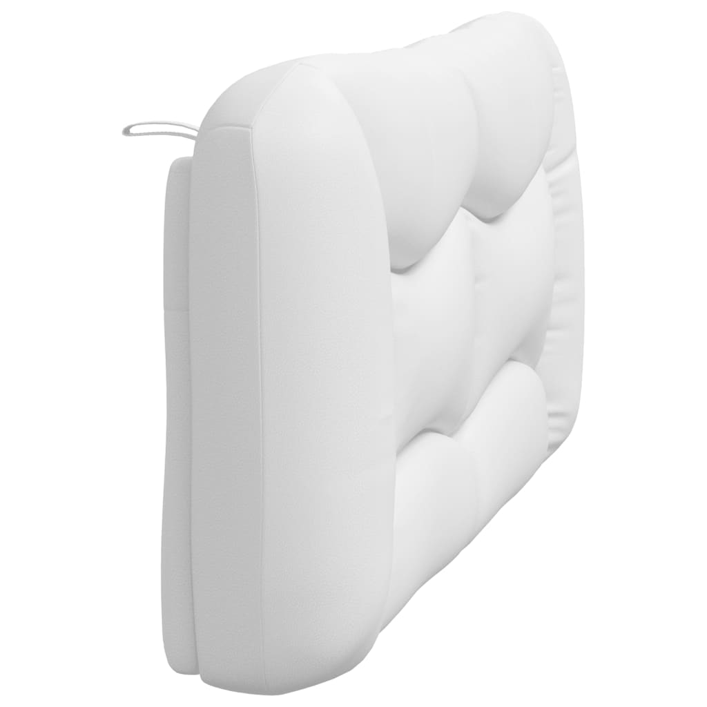 Coussin de tête de lit blanc 160 cm similicuir - XIOS