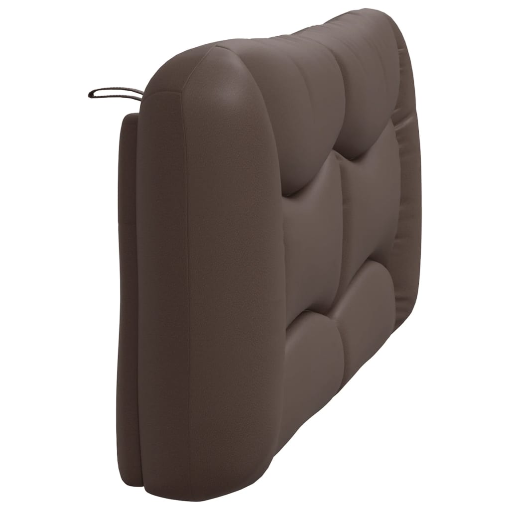 Coussin de tête de lit marron 160 cm similicuir - XIOS