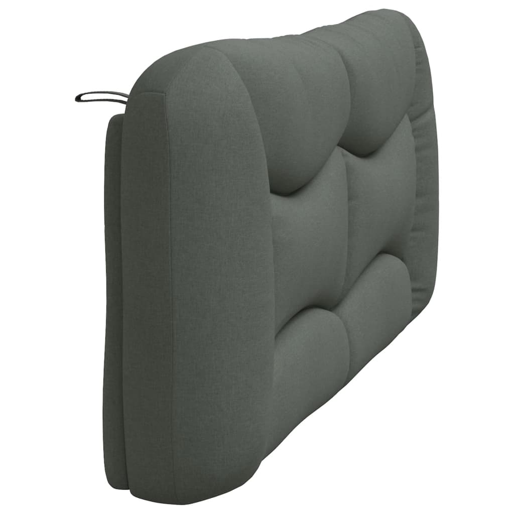 Coussin de tête de lit Hvar gris foncé 180 cm tissu - XIOS