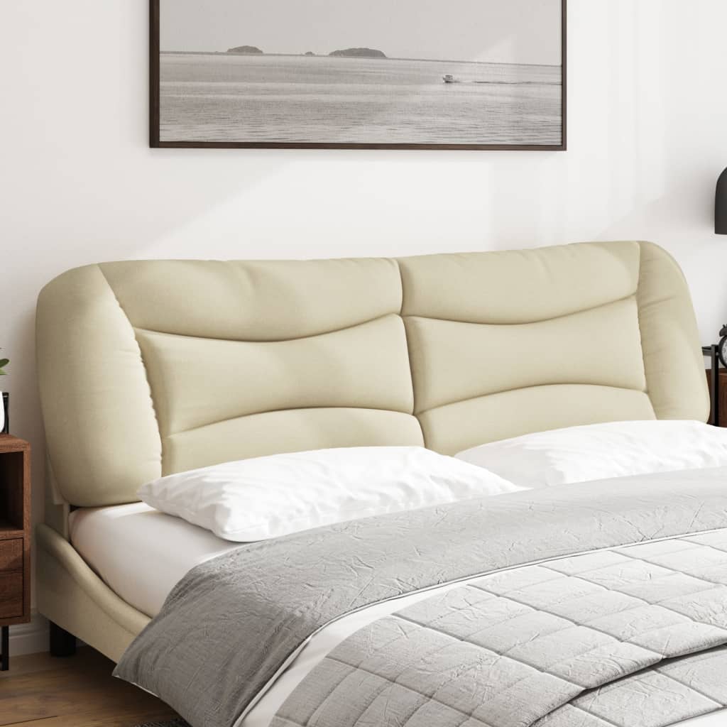 Coussin de tête de lit Hvar crème 180 cm tissu - XIOS