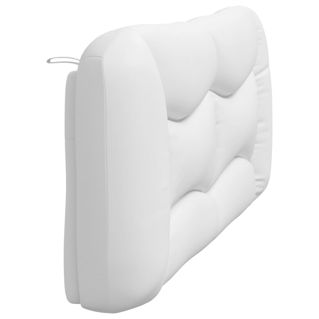 Coussin de tête de lit blanc 180 cm similicuir - XIOS