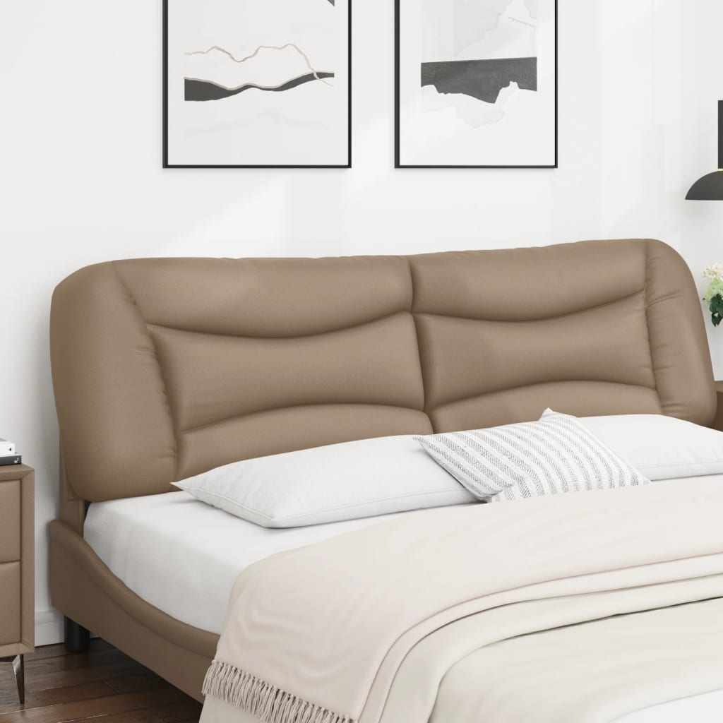 Coussin de tête de lit cappuccino 180 cm similicuir - XIOS
