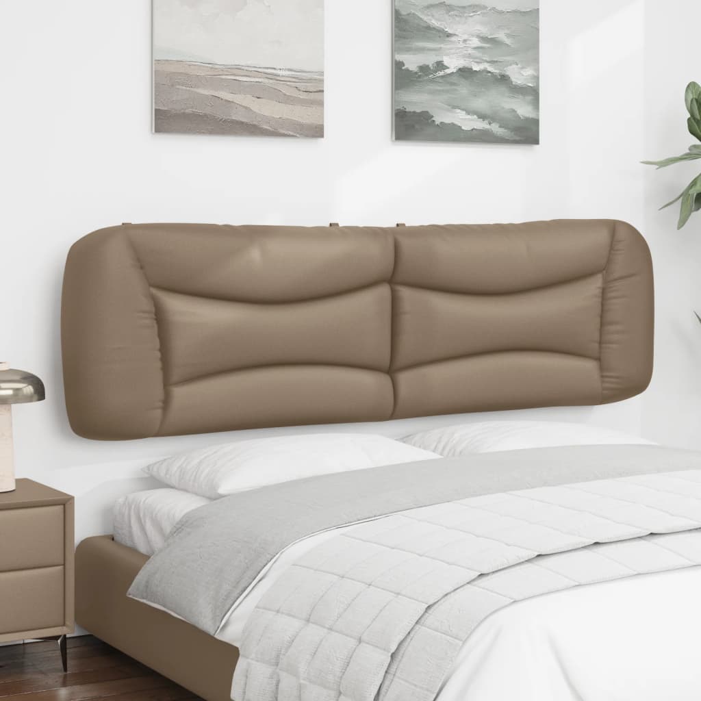 Coussin de tête de lit cappuccino 180 cm similicuir - XIOS