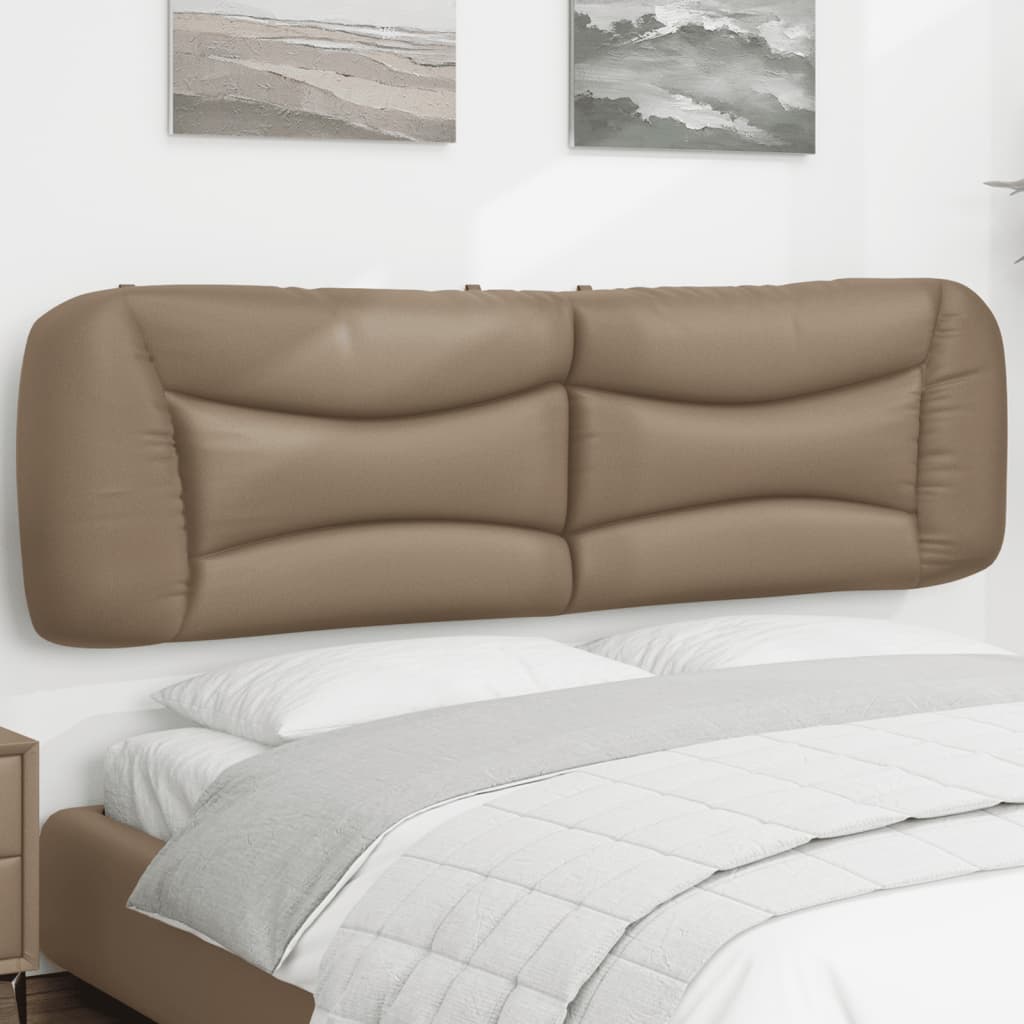 Coussin de tête de lit cappuccino 180 cm similicuir - XIOS