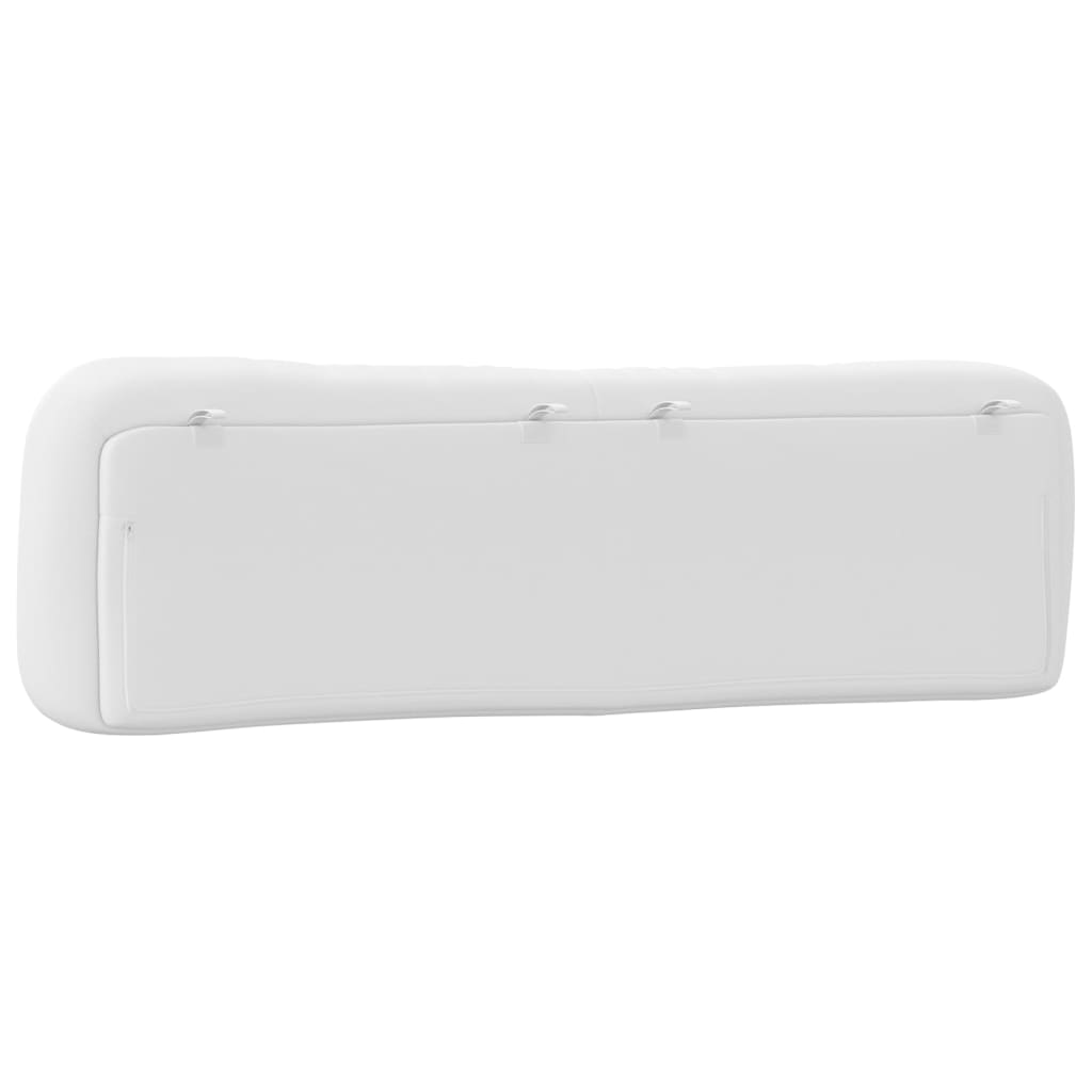 Coussin de tête de lit Hvar blanc 183 cm similicuir