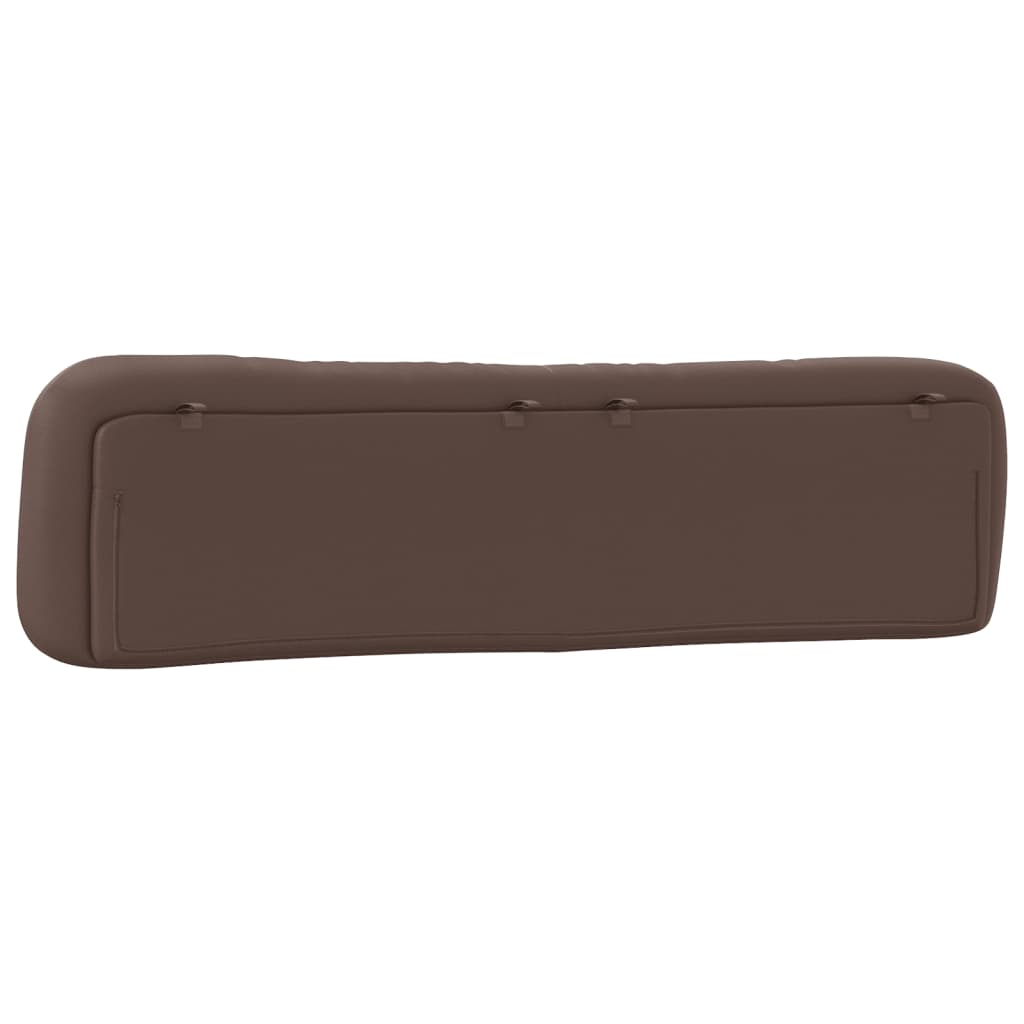 Coussin de tête de lit marron 200 cm similicuir - XIOS