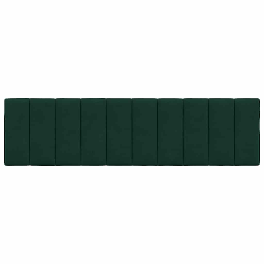 Coussin de tête de lit Hanko vert foncé 180 cm velours - XIOS