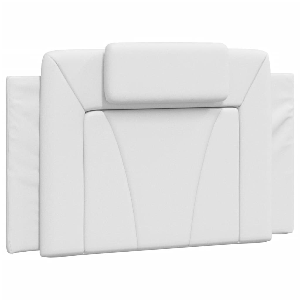 Coussin de tête de lit blanc 80 cm similicuir - XIOS