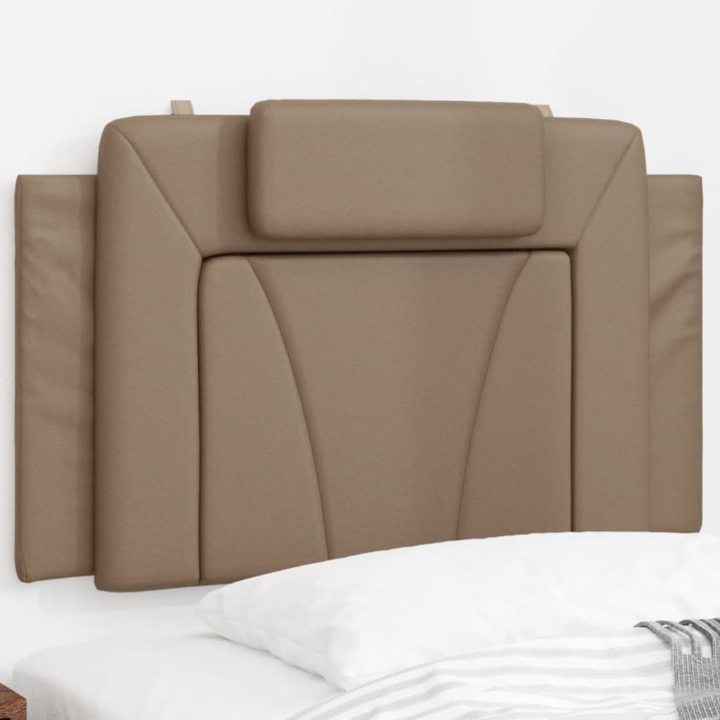 Coussin de tête de lit cappuccino 90 cm similicuir - XIOS