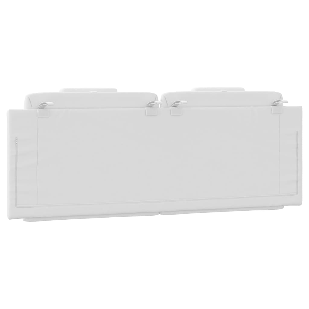 Coussin de tête de lit blanc 120 cm similicuir - XIOS