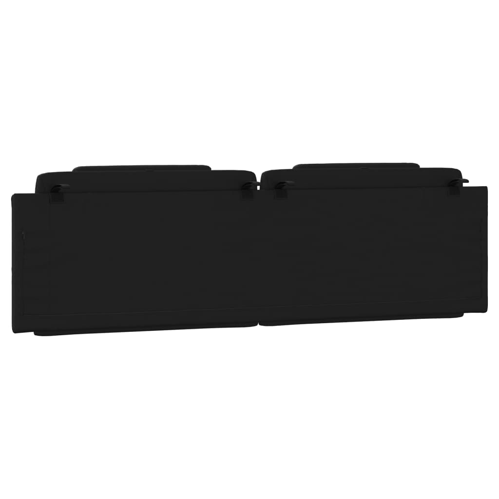 Coussin de tête de lit Viana noir 180 cm similicuir - XIOS