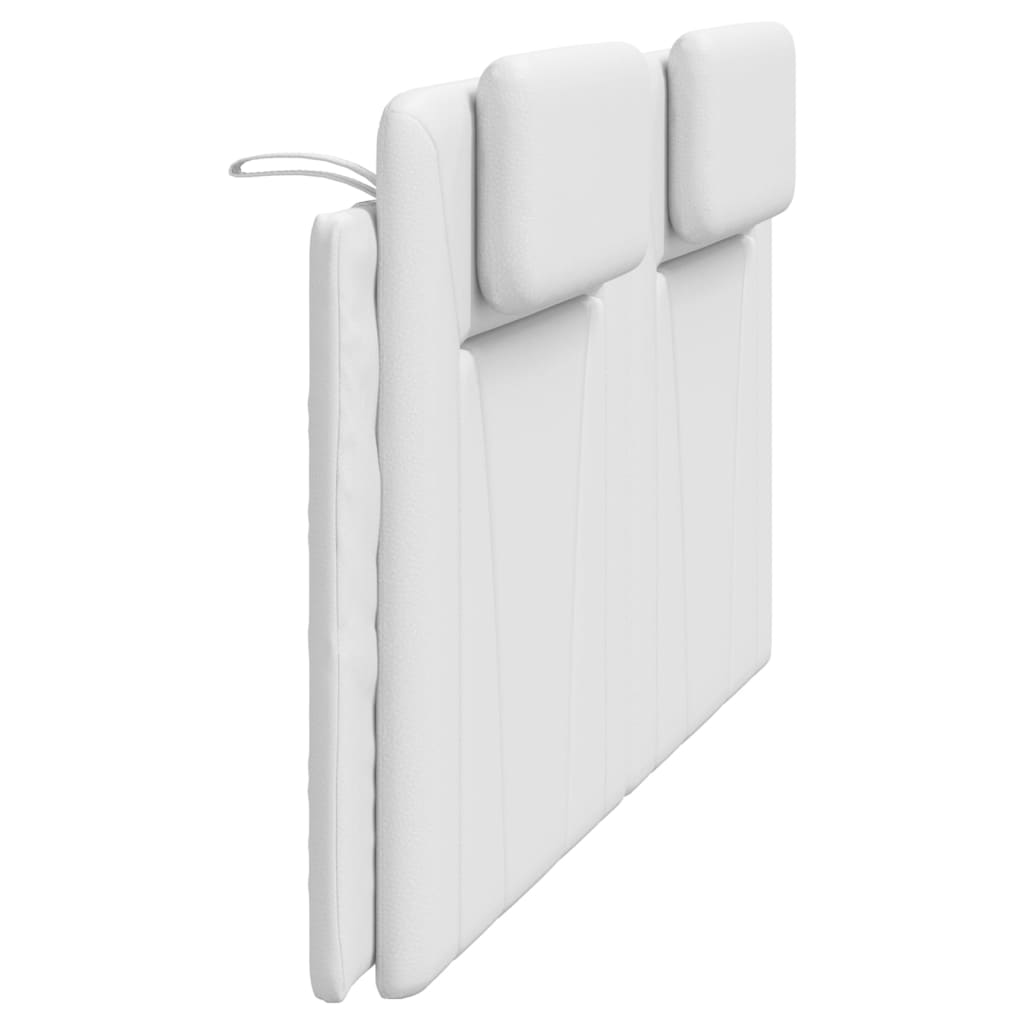 Coussin de tête de lit blanc 180 cm similicuir - XIOS