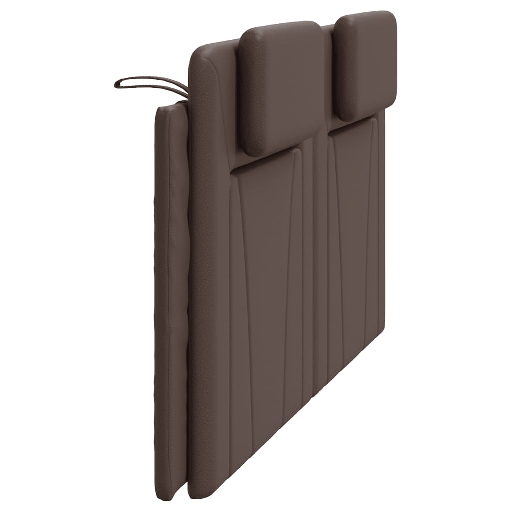 Coussin de tête de lit Viana marron 180 cm similicuir - XIOS