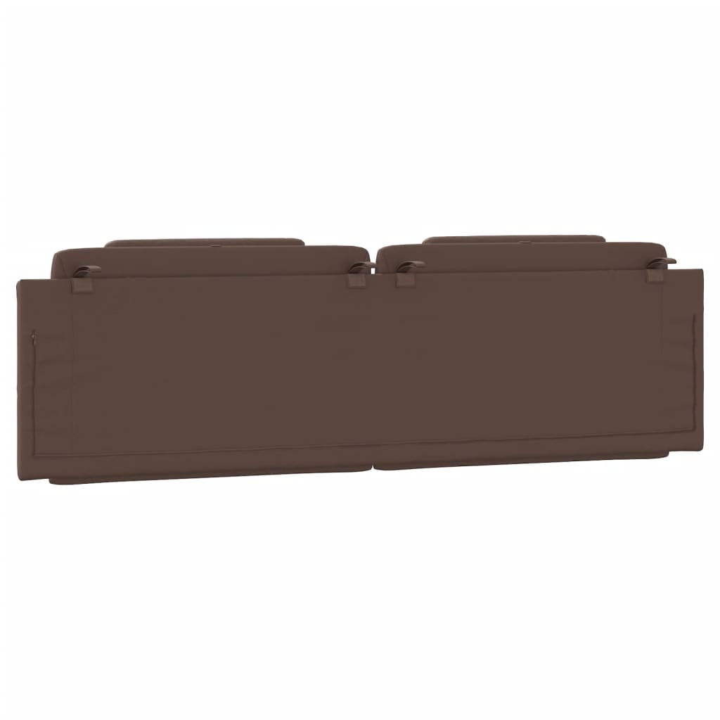 Coussin de tête de lit Viana marron 180 cm similicuir - XIOS