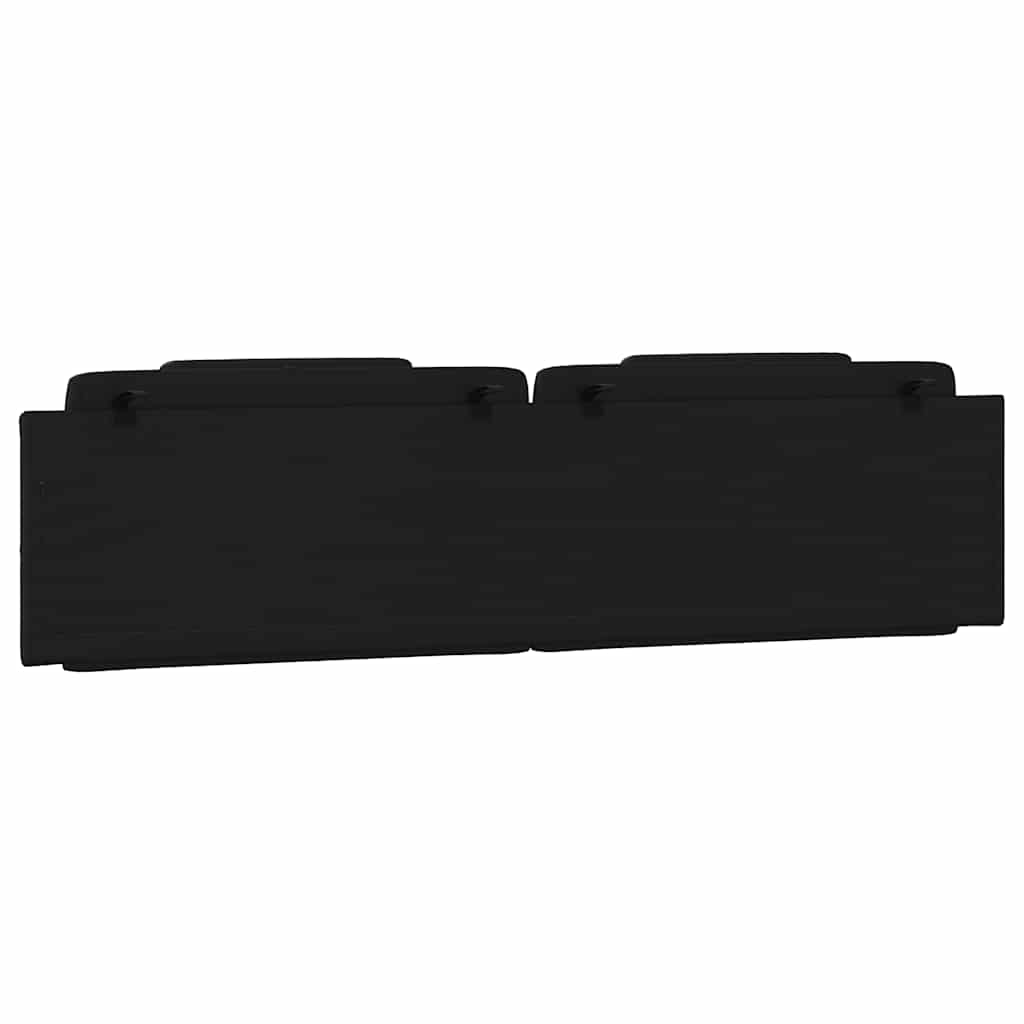 Coussin de tête de lit Viana noir 200 cm similicuir - XIOS