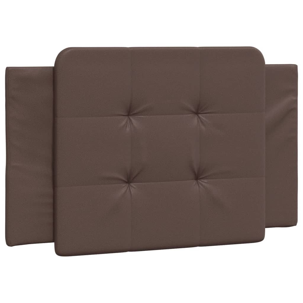 Coussin de tête de lit Zadar marron 90 cm similicuir - XIOS