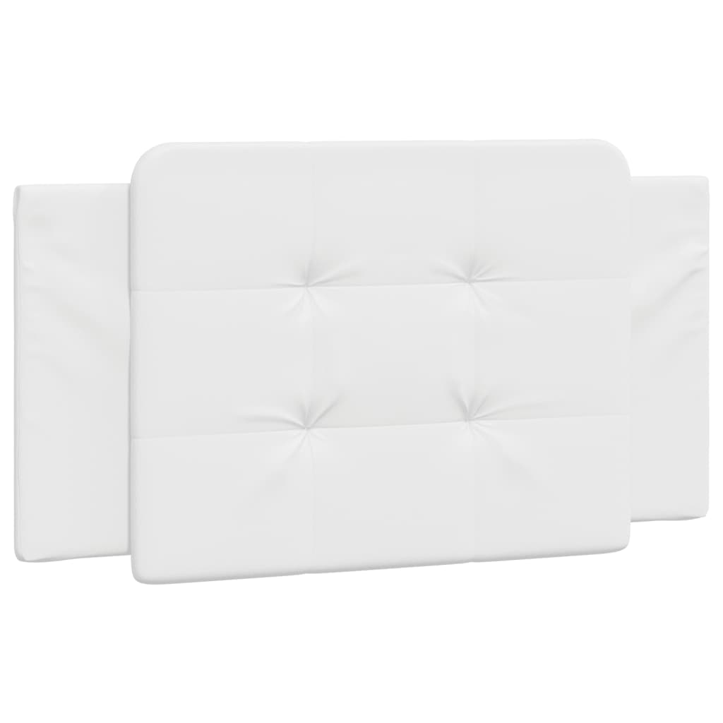 Coussin de tête de lit blanc 100 cm similicuir - XIOS